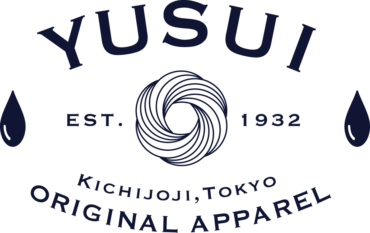 YUSUI EST. 1932 KICHIJOJI, TOKYO ORIGINAL APPAREL
